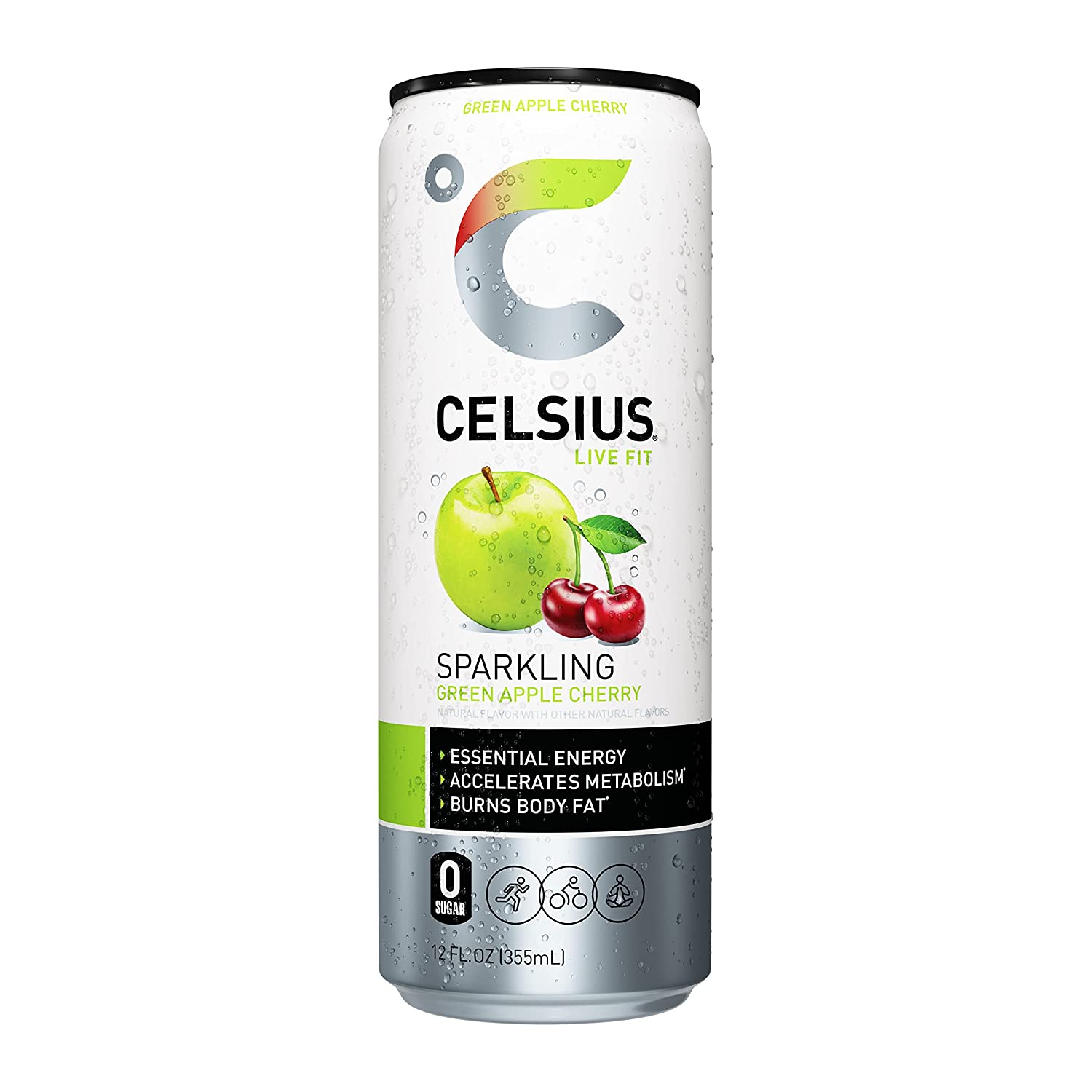 CELSIUS Peach Mango Green Tea, Functional Essential Energy Drink 12 Fl Oz (Pack of 12) - Image 2